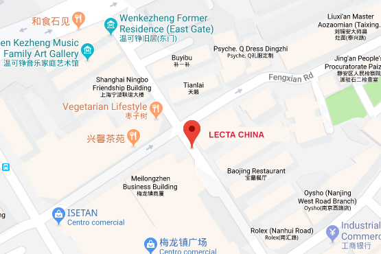 Lecta China Map